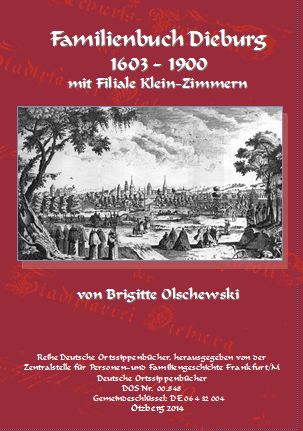 Buchtitel Familienbuch Dieburg